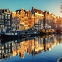 Sunset in Amsterdam