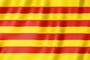 The flag of Catalonia