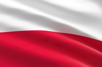 The flag of Poland