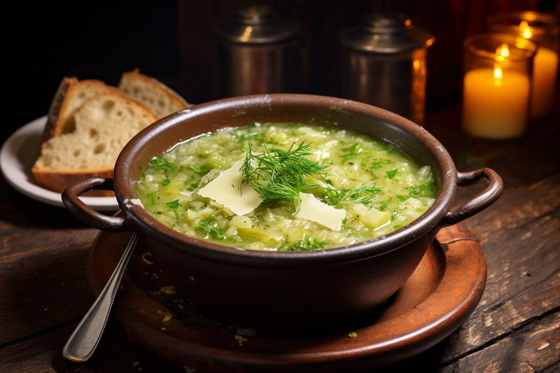 Latvian sour cabbage soup