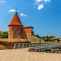 Ruins of the castle in Kaunas, Lithuania