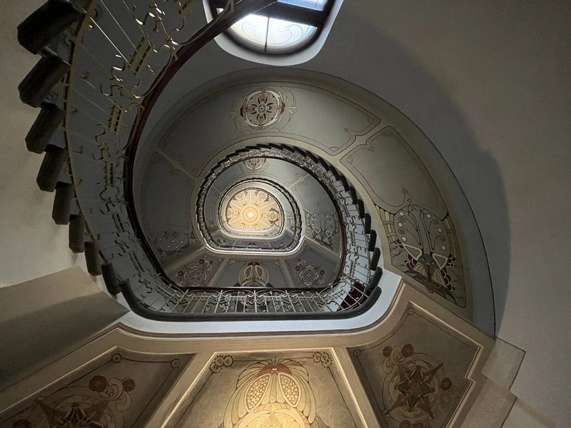 Staircase in the Art Nouveau Museum