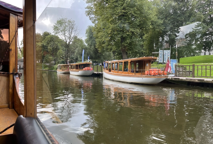 Canal Boats in Riga