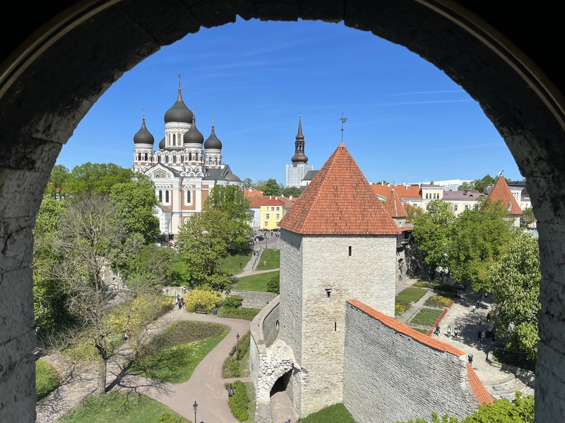 View from defense tower in Tallinn
